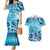 Polynesia World Ocean Day Couples Matching Mermaid Dress and Hawaiian Shirt Ocean Style
