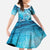 Polynesia World Ocean Day Family Matching Long Sleeve Bodycon Dress and Hawaiian Shirt Ocean Style