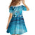 Polynesia World Ocean Day Family Matching Short Sleeve Bodycon Dress and Hawaiian Shirt Ocean Style
