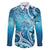 Polynesia World Ocean Day Family Matching Summer Maxi Dress and Hawaiian Shirt Ocean Style