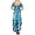 Polynesia World Ocean Day Family Matching Summer Maxi Dress and Hawaiian Shirt Ocean Style