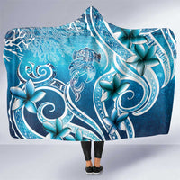 Polynesia World Ocean Day Hooded Blanket Ocean Style