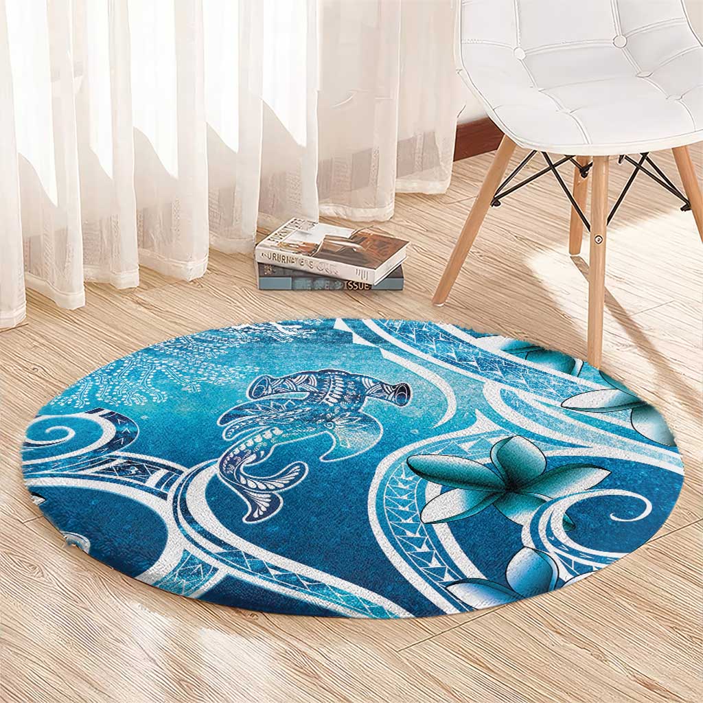 Polynesia World Ocean Day Round Carpet Ocean Style