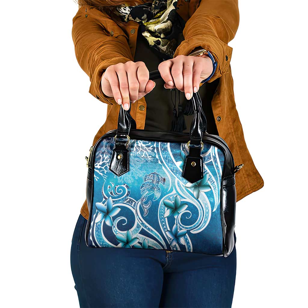 Polynesia World Ocean Day Shoulder Handbag Ocean Style LT05 One Size Blue - Polynesian Pride