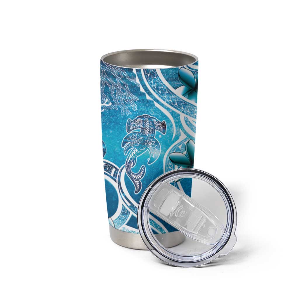 Polynesia World Ocean Day Tumbler Cup Ocean Style LT05 - Polynesian Pride
