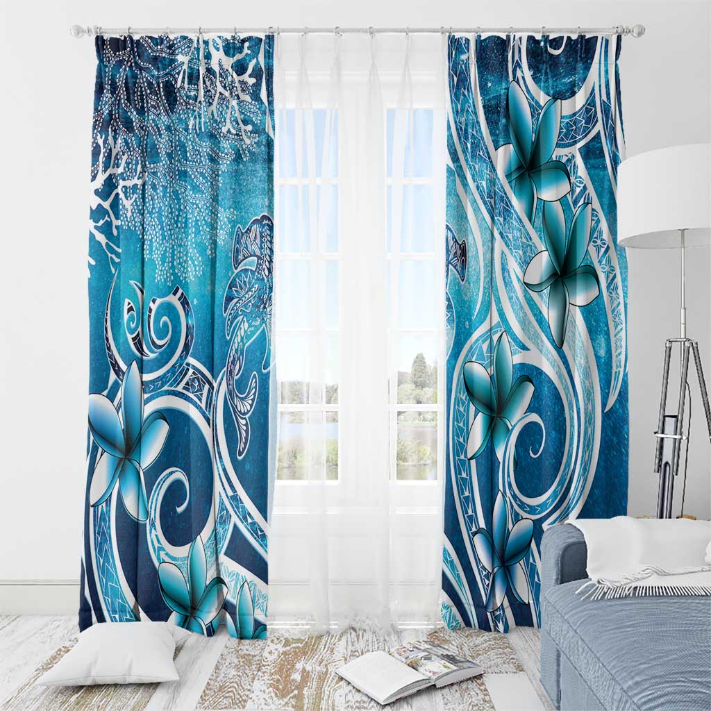 Polynesia World Ocean Day Window Curtain Ocean Style
