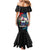 Samoa Family Matching Mermaid Dress and Hawaiian Shirt Humpback Whale Siapo Pattern