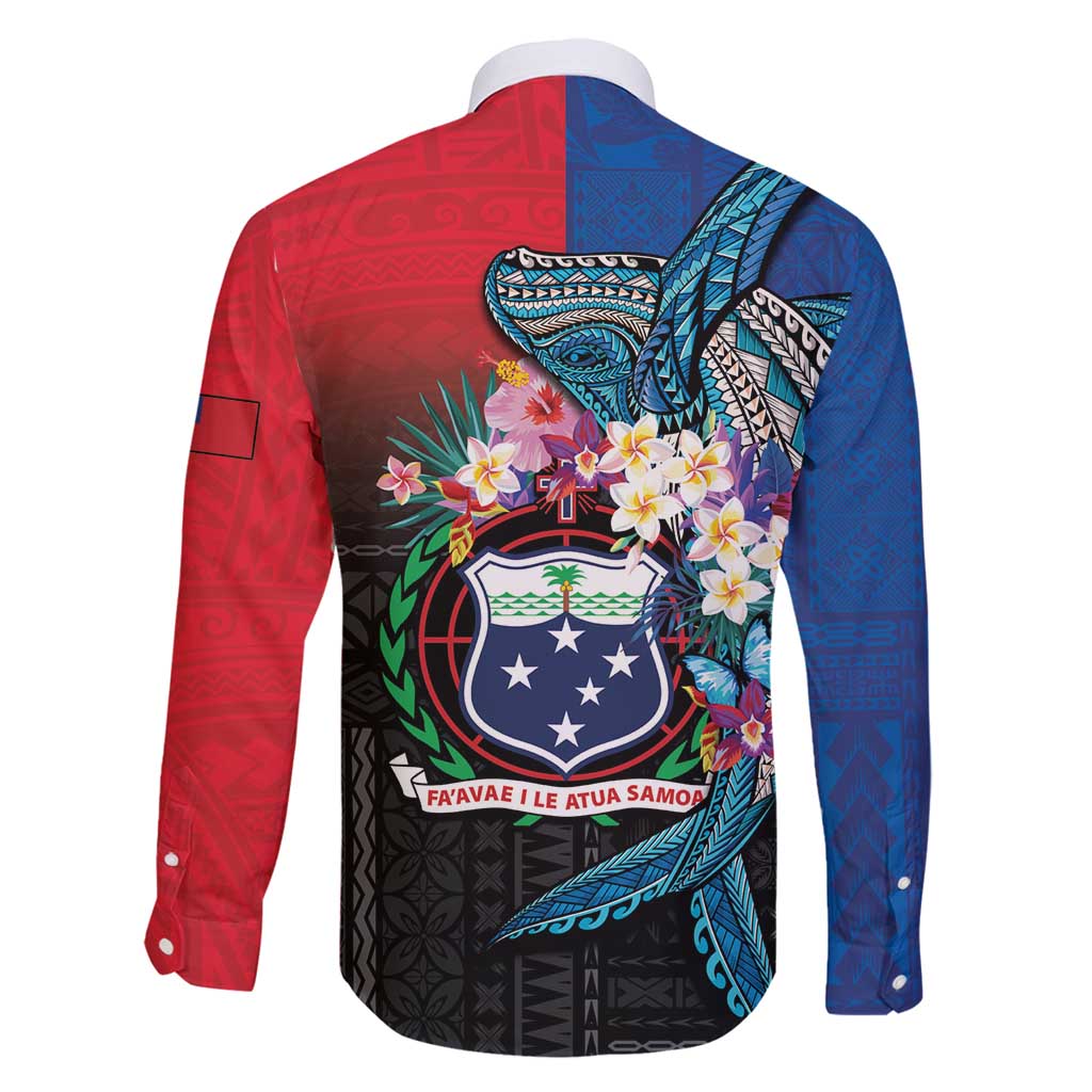 Samoa Family Matching Off Shoulder Maxi Dress and Hawaiian Shirt Humpback Whale Siapo Pattern