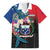 Samoa Family Matching Tank Maxi Dress and Hawaiian Shirt Humpback Whale Siapo Pattern