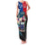 Samoa Family Matching Tank Maxi Dress and Hawaiian Shirt Humpback Whale Siapo Pattern