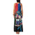 Samoa Family Matching Tank Maxi Dress and Hawaiian Shirt Humpback Whale Siapo Pattern