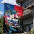 Samoa Garden Flag Humpback Whale Siapo Pattern
