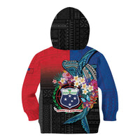 Samoa Kid Hoodie Humpback Whale Siapo Pattern