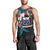 Samoa Men Tank Top Humpback Whale Siapo Pattern