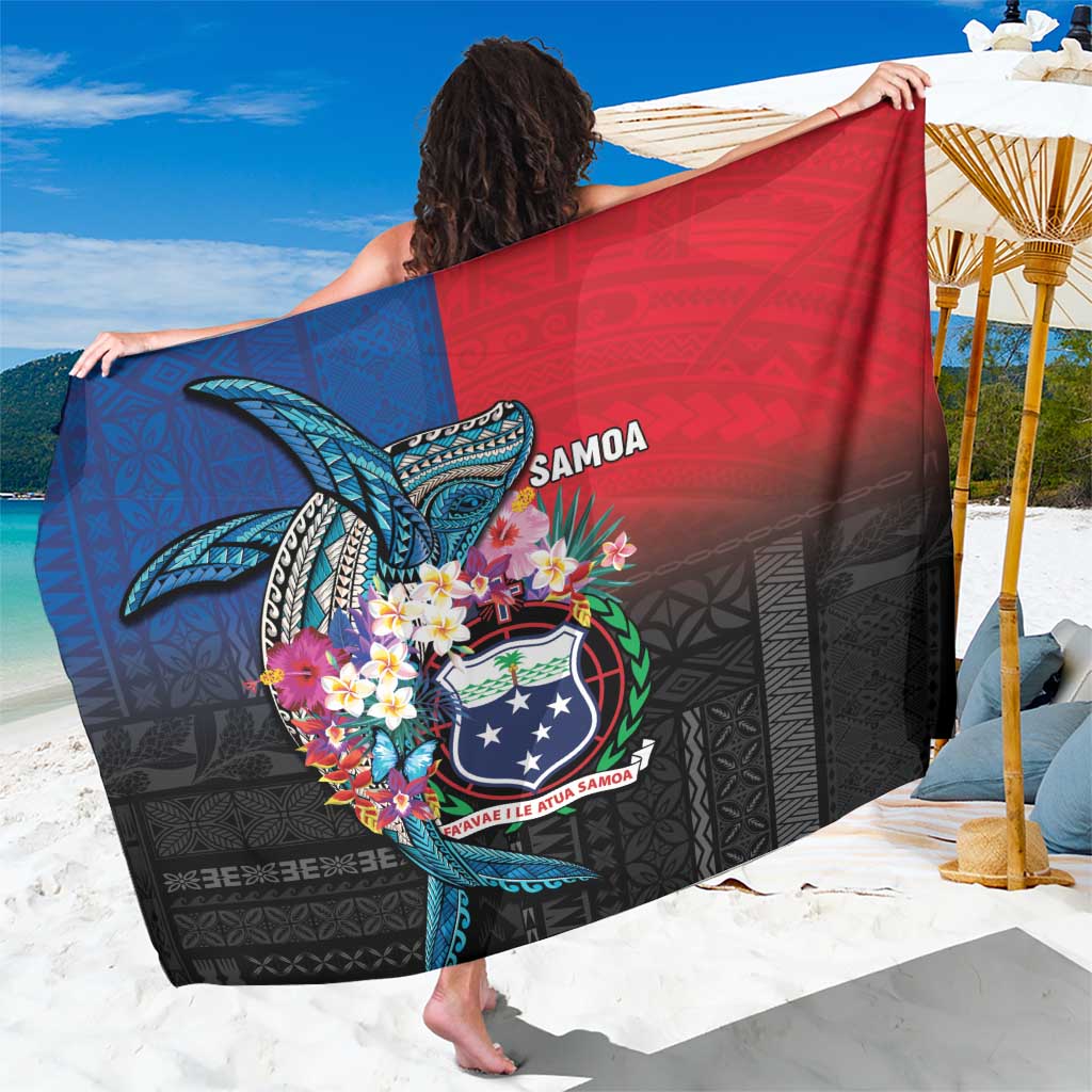 Samoa Sarong Humpback Whale Siapo Pattern
