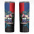 Samoa Skinny Tumbler Humpback Whale Siapo Pattern