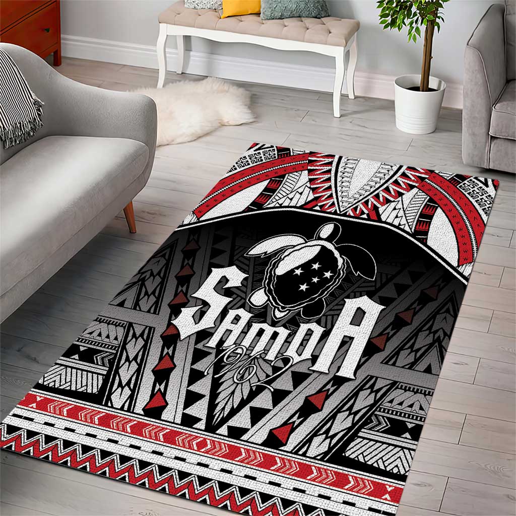 Samoa Independence Day Area Rug Proud To Be Samoan