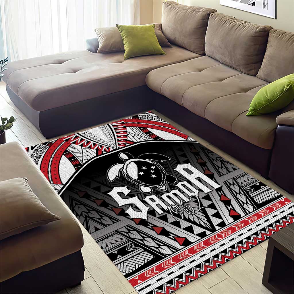 Samoa Independence Day Area Rug Proud To Be Samoan