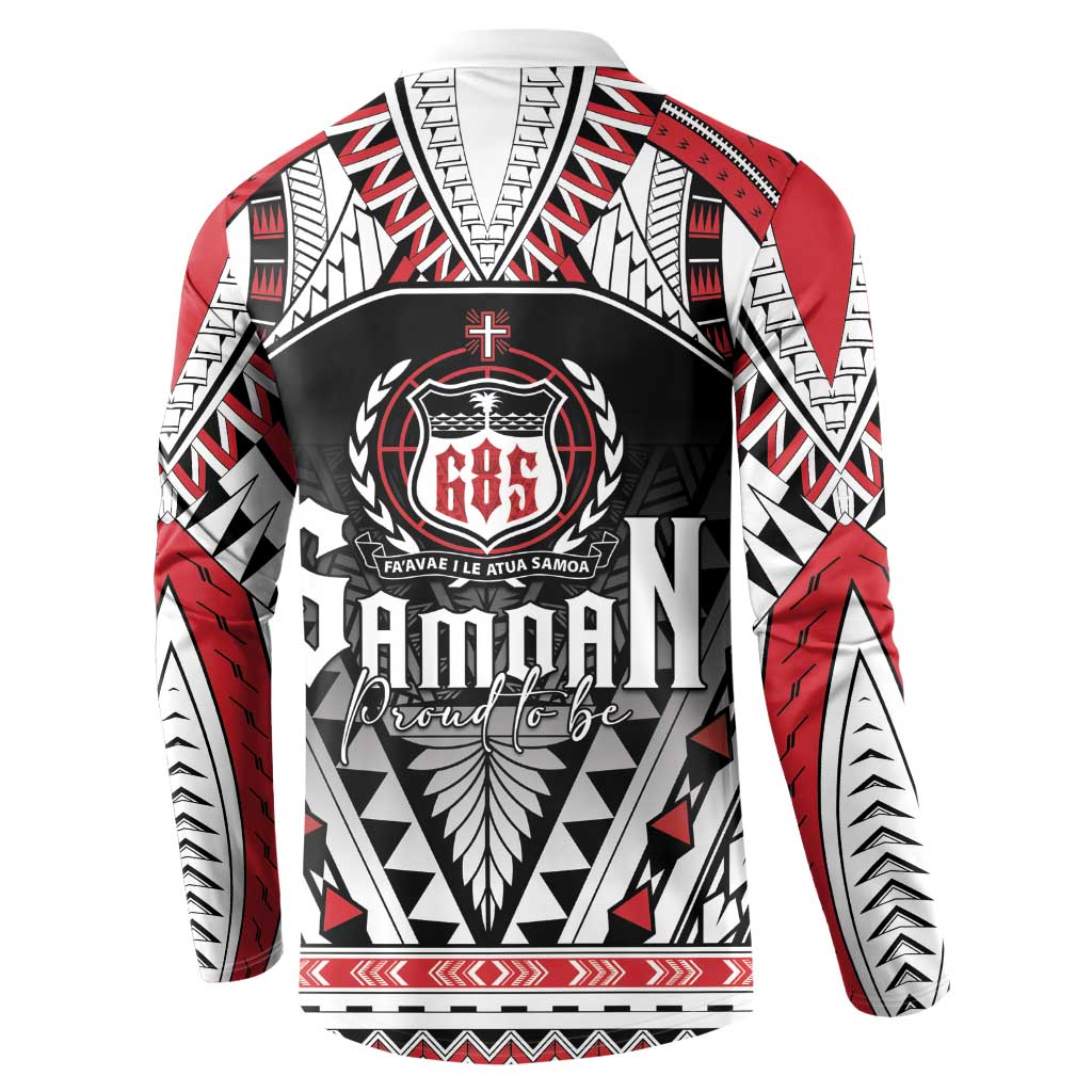 Samoa Independence Day Button Sweatshirt Proud To Be Samoan