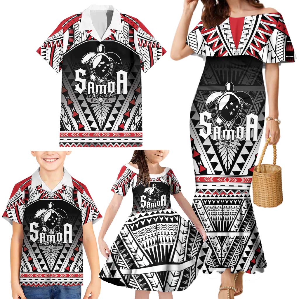 Samoa Independence Day Family Matching Mermaid Dress and Hawaiian Shirt Proud To Be Samoan