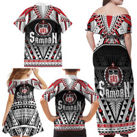 Samoa Independence Day Family Matching Off Shoulder Maxi Dress and Hawaiian Shirt Proud To Be Samoan