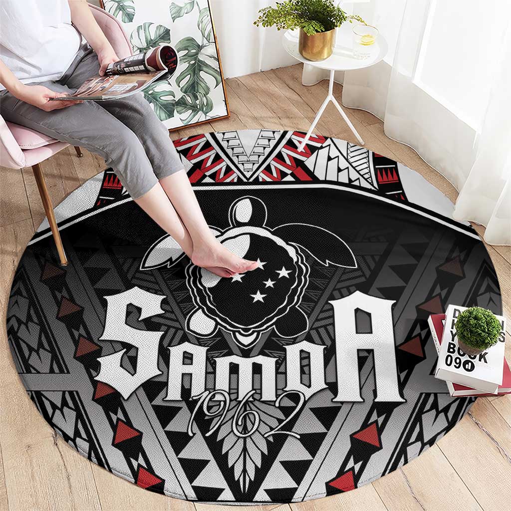 Samoa Independence Day Round Carpet Proud To Be Samoan LT05 - Polynesian Pride