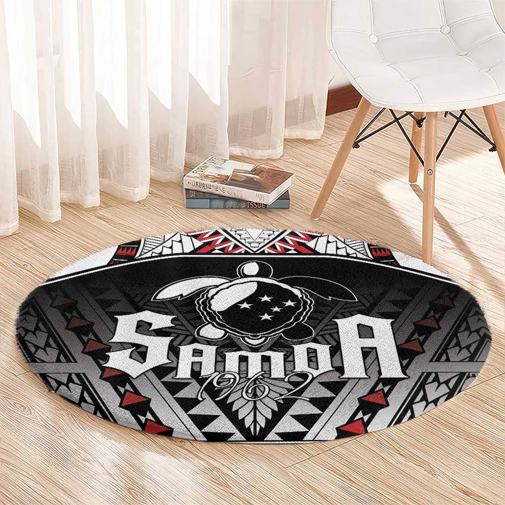 Samoa Independence Day Round Carpet Proud To Be Samoan LT05 - Polynesian Pride