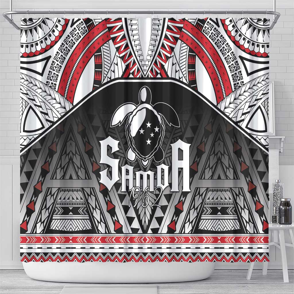 Samoa Independence Day Shower Curtain Proud To Be Samoan LT05 - Polynesian Pride