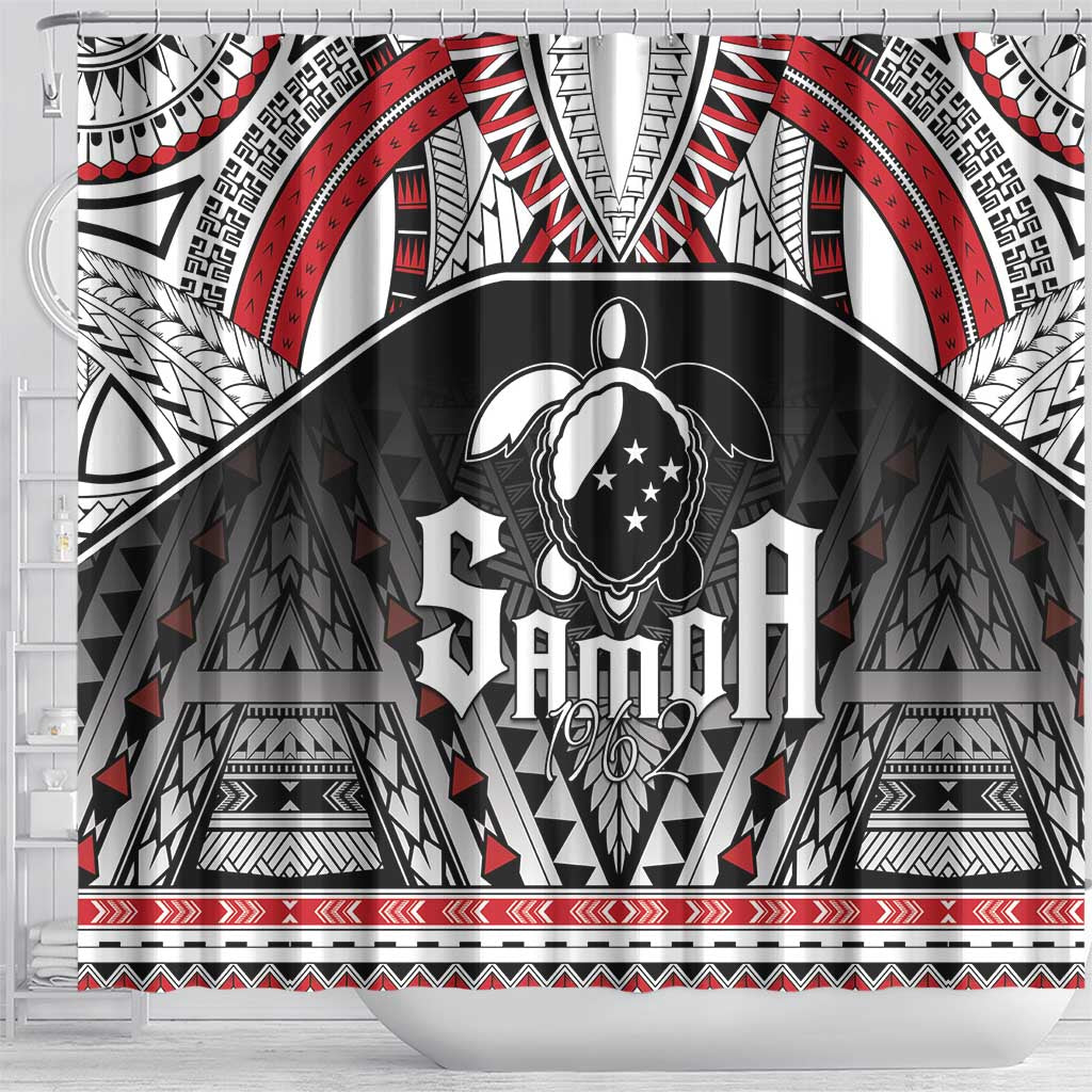Samoa Independence Day Shower Curtain Proud To Be Samoan LT05 - Polynesian Pride
