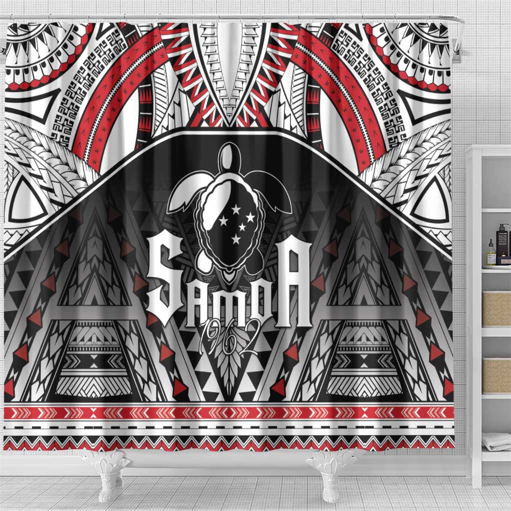 Samoa Independence Day Shower Curtain Proud To Be Samoan LT05 - Polynesian Pride