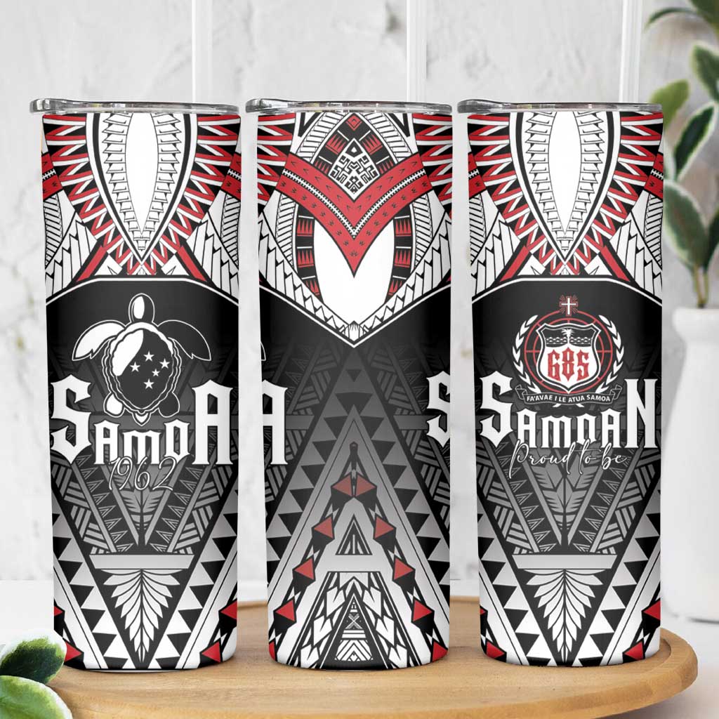 Samoa Independence Day Skinny Tumbler Proud To Be Samoan LT05 - Polynesian Pride