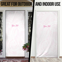 Personalised New Zealand Aotearoa Door Cover Nurse Tribal Pink Version LT05 - Polynesian Pride