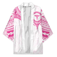 Personalised New Zealand Aotearoa Kimono Nurse Tribal Pink Version LT05 Unisex Pink - Polynesian Pride