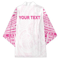 Personalised New Zealand Aotearoa Kimono Nurse Tribal Pink Version LT05 - Polynesian Pride