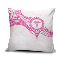 New Zealand Aotearoa Pillow Cover Nurse Tribal Pink Version LT05 Pink - Polynesian Pride