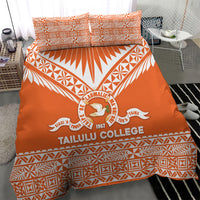 Tonga Tailulu College Bedding Set Tongan Kupesi Pattern LT05 - Polynesian Pride