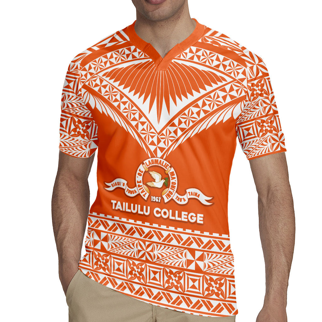 Personalised Tonga Tailulu College Rugby Jersey Tongan Kupesi Pattern