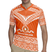 Personalised Tonga Tailulu College Rugby Jersey Tongan Kupesi Pattern