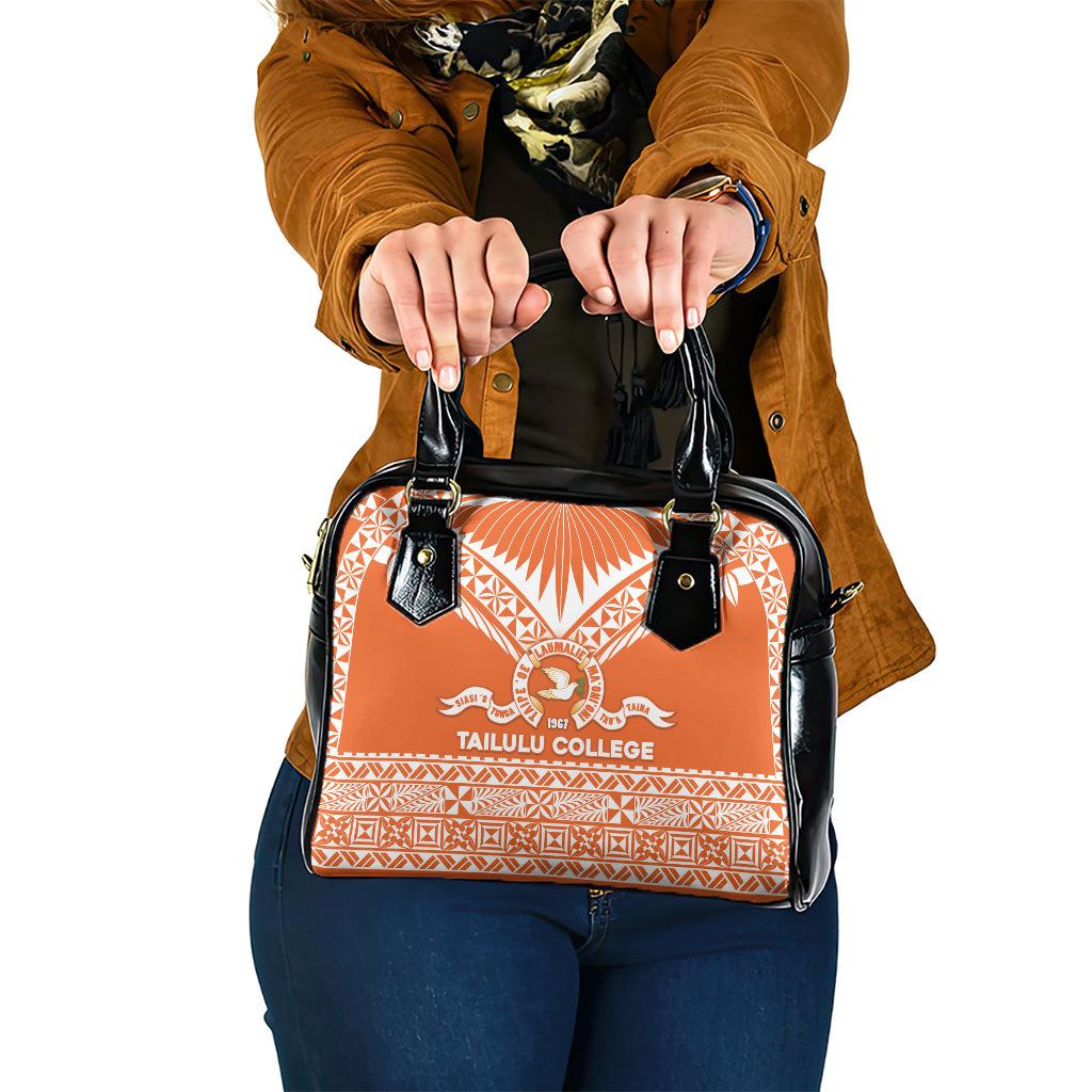 Tonga Tailulu College Shoulder Handbag Tongan Kupesi Pattern