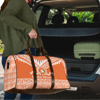 Tonga Tailulu College Travel Bag Tongan Kupesi Pattern