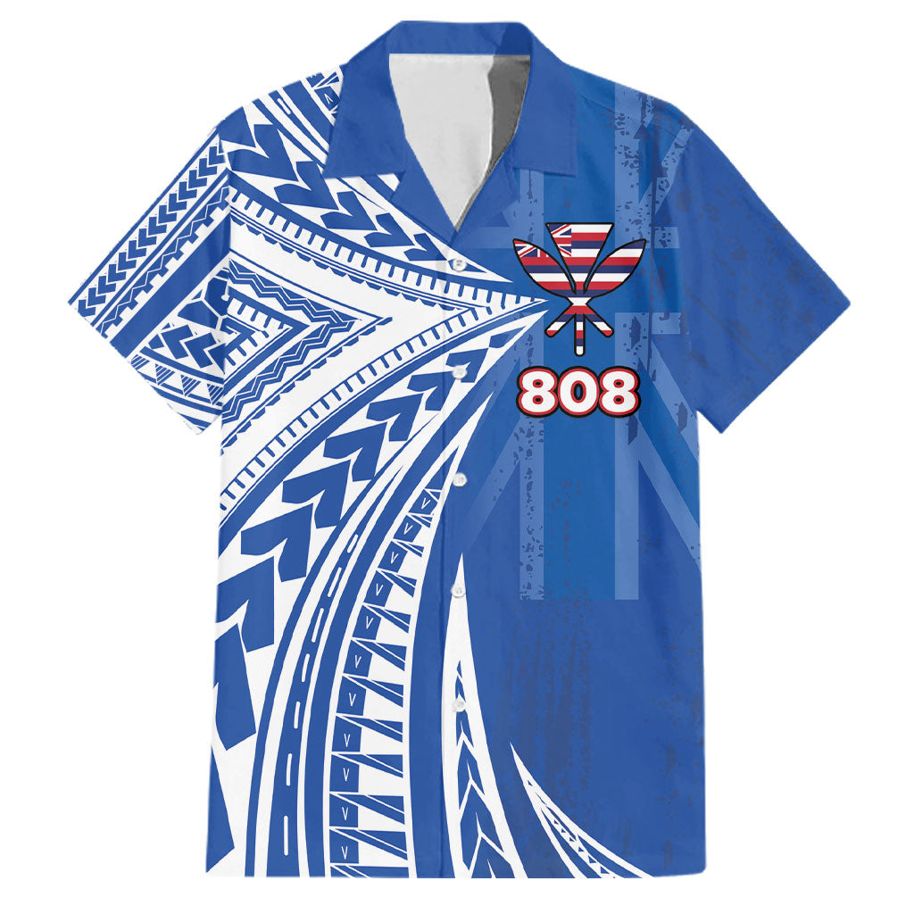 Personalised Hawaii 808 Family Matching Off Shoulder Maxi Dress and Hawaiian Shirt Unique Style