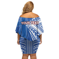 Personalised Hawaii 808 Family Matching Off Shoulder Short Dress and Hawaiian Shirt Unique Style