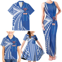 Personalised Hawaii 808 Family Matching Tank Maxi Dress and Hawaiian Shirt Unique Style