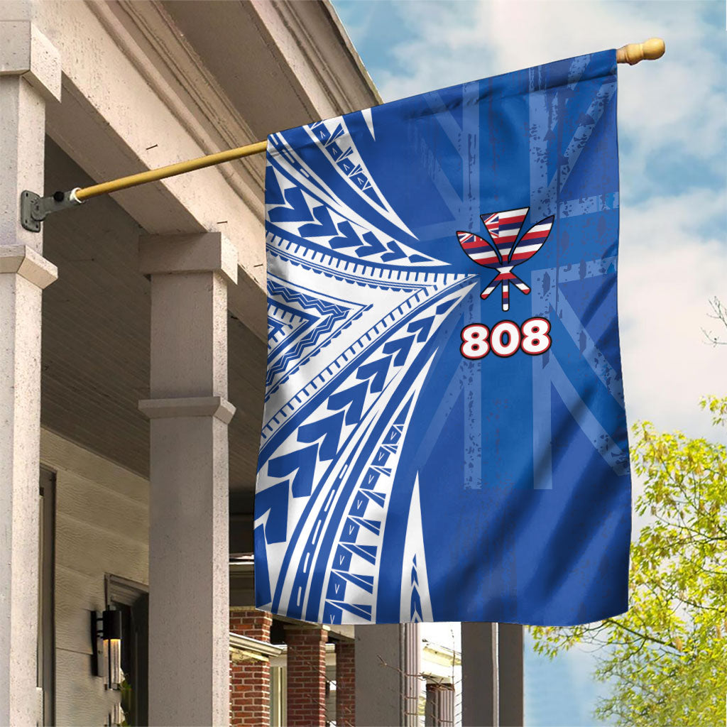 Hawaii 808 Garden Flag Unique Style LT05 House Flag Blue - Polynesian Pride