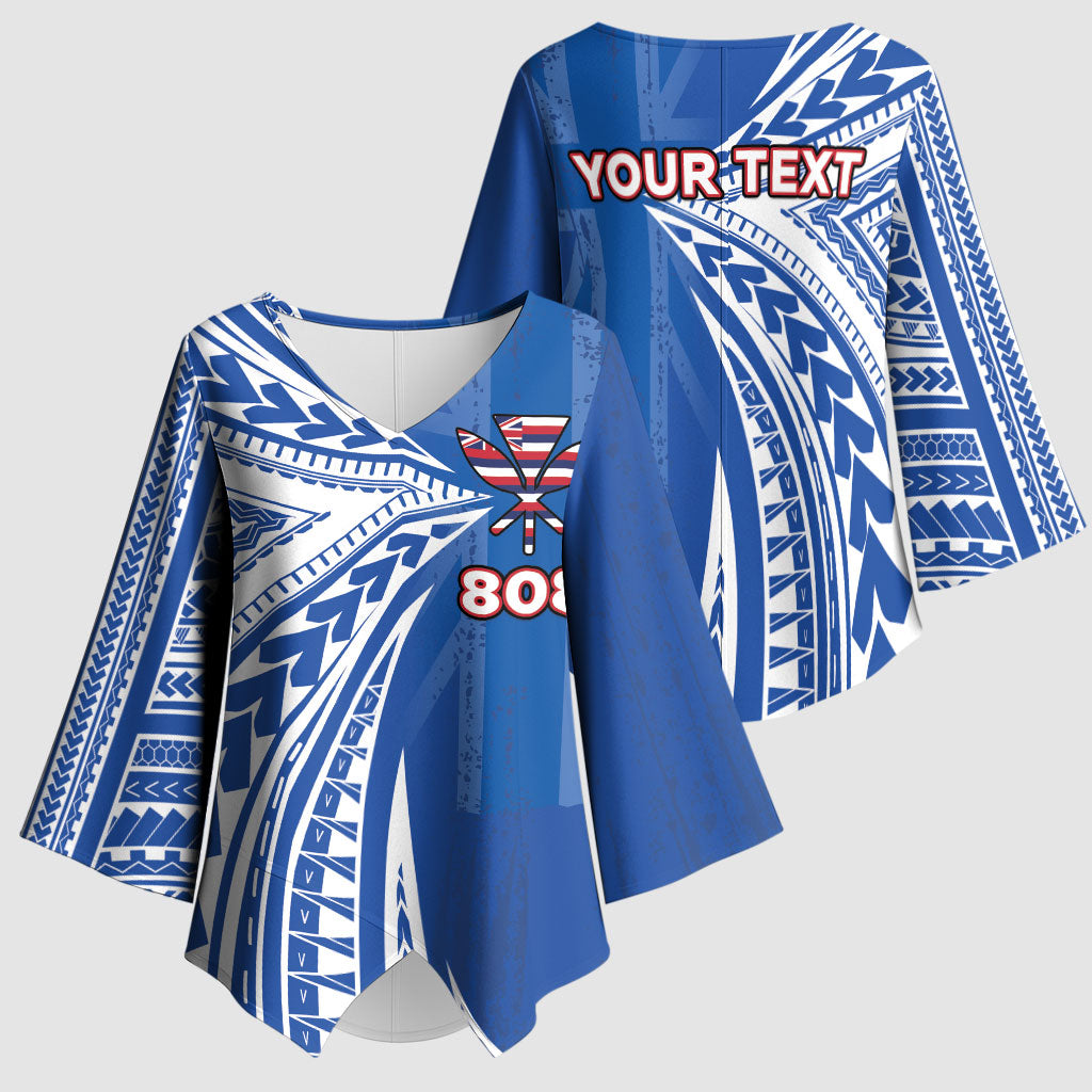 Personalised Hawaii 808 Kimono Sleeve Blouse Unique Style