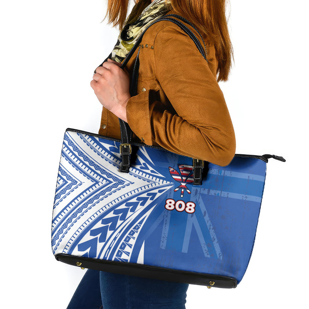 Hawaii 808 Leather Tote Bag Unique Style
