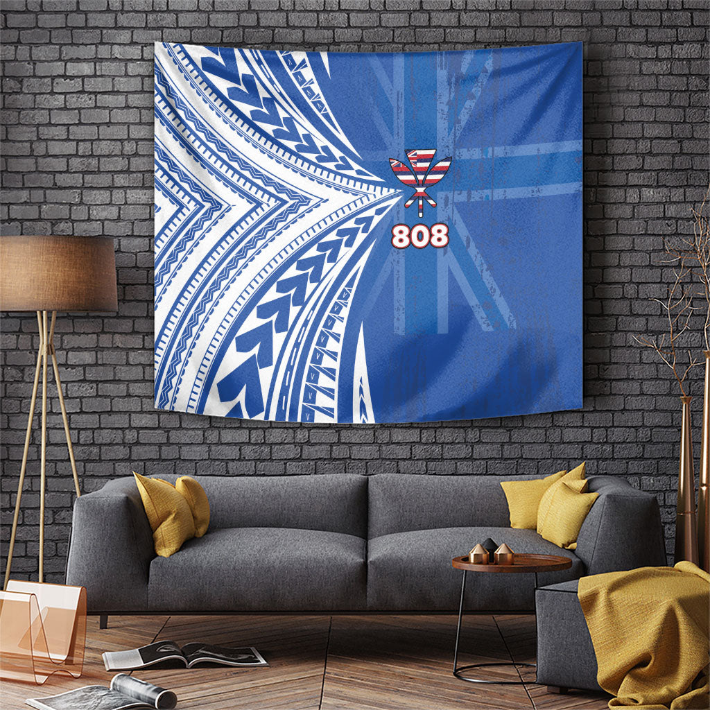 Hawaii 808 Tapestry Unique Style LT05 Blue - Polynesian Pride