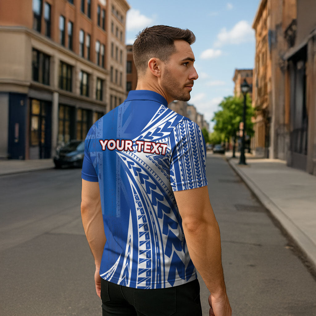 Personalised Hawaii 808 Zipper Polo Shirt Unique Style LT05 - Polynesian Pride