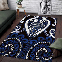 Aotearoa Ngati Tuwharetoa Area Rug Maori Tribal Pattern