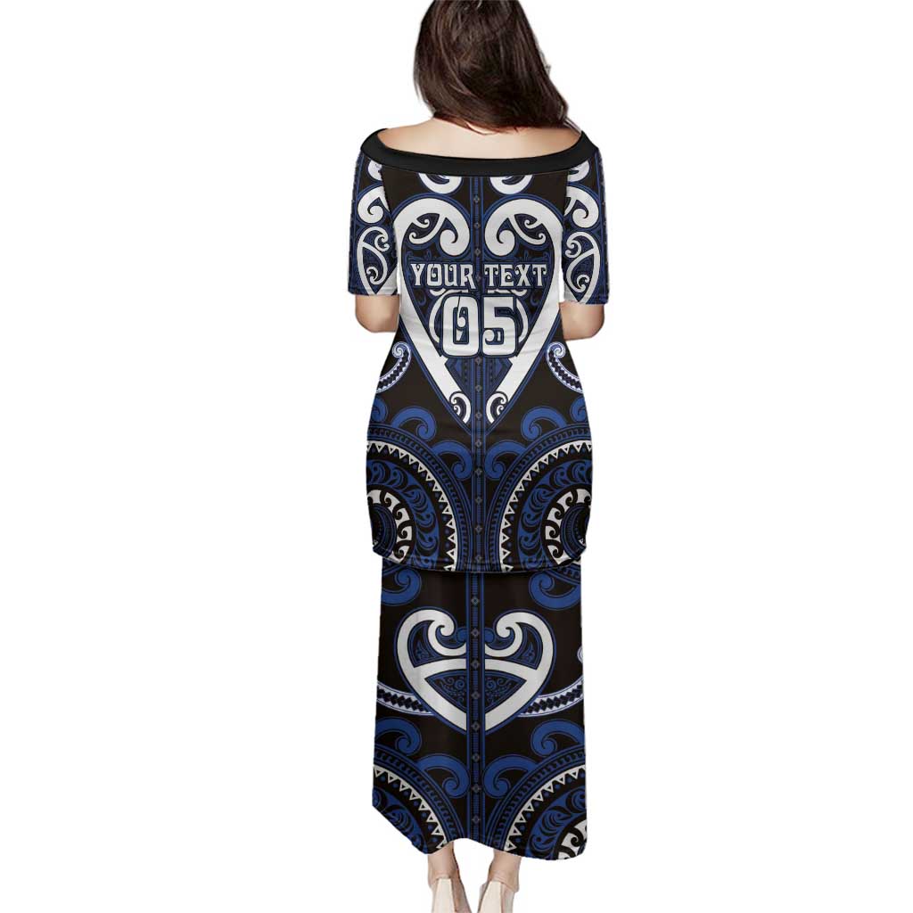 Custom Aotearoa Ngati Tuwharetoa Family Matching Puletasi and Hawaiian Shirt Maori Tribal Pattern LT05 - Polynesian Pride